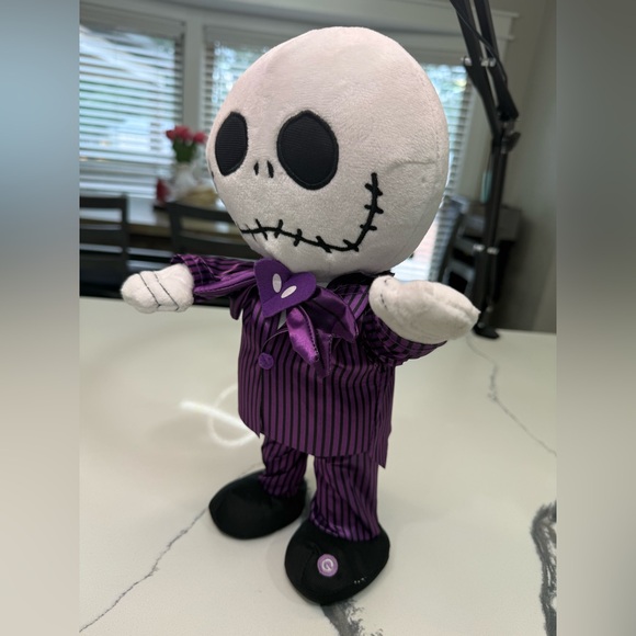 The Nightmare Before Christmas Jack Skellington Animated Plush 12" Dancing Works - Picture 3 of 3